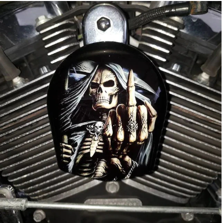 Harley Custom Made Cowbell Horn Covers